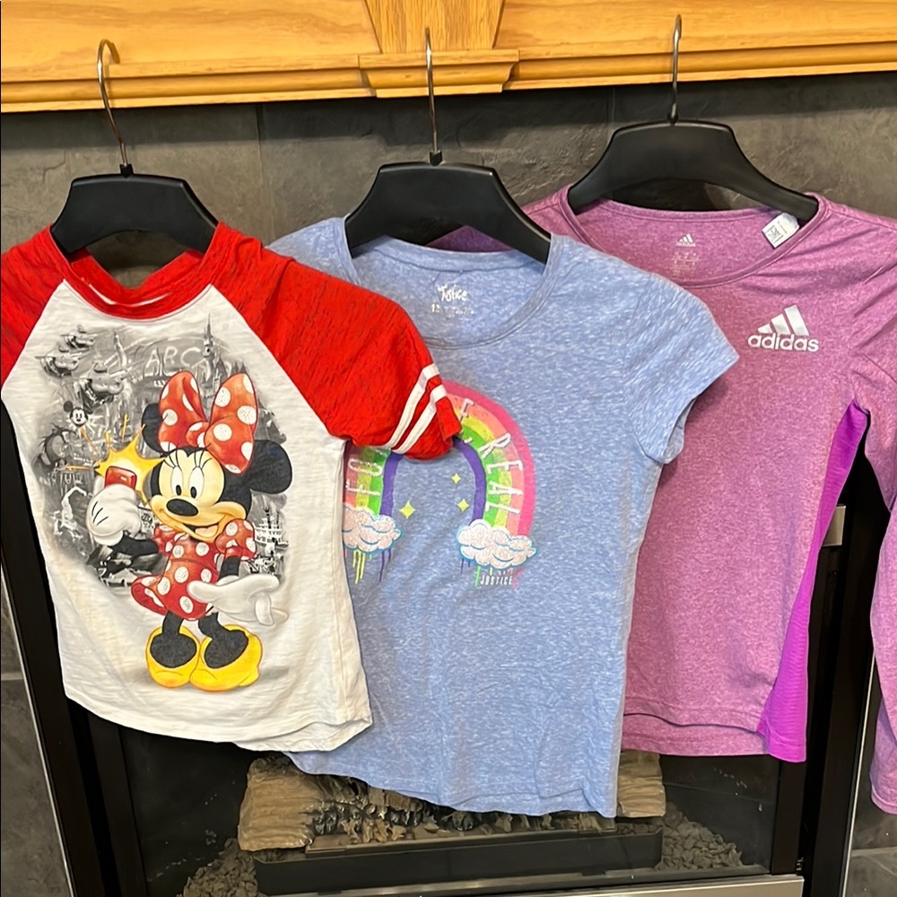 Disney Minnie Mouse Red and White Kids Shirt